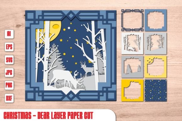 Christmas - Dear Layer Paper Cut Review