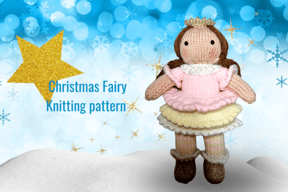Christmas Fairy Toy Knitting Pattern for Festive Toys