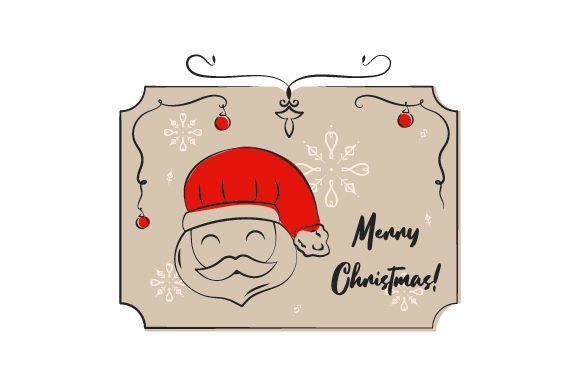Christmas Post Card, Vintage Ephemera - Santa Claus