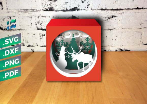 Christmas Tree 3D Shadow Box Paper Cut Review