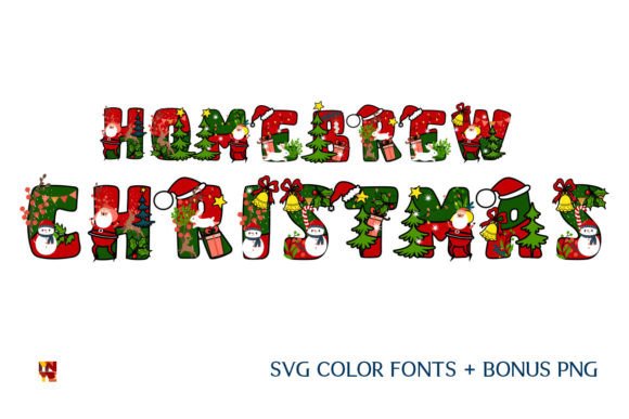 Homebrew Christmas: A Review for Color Fonts Sellers