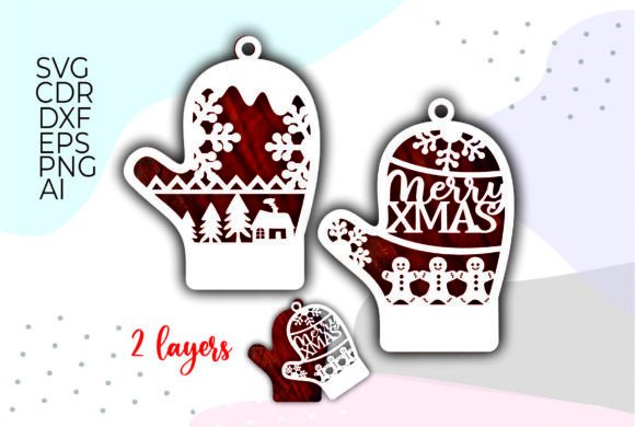 Mittens Christmas Ornaments Svg Files Review