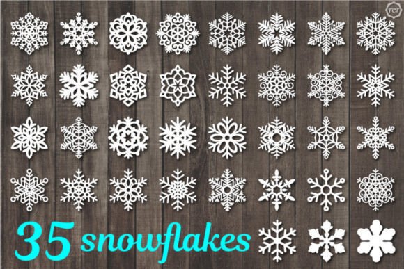 Snowflake SVG Bundle,Christmas Snowflake for Winter Amp