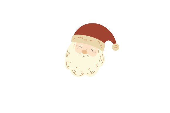 Vintage Father Christmas for Festive Branding and Christmas Campaigns